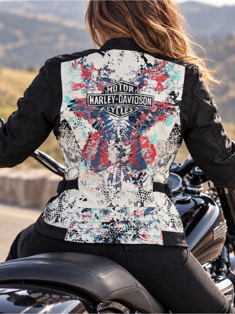 Harley-Davidson Women's Libertine Water-Resistant Riding Jacket 97117-16VW Large